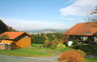 Aussicht vom Haus in Liebersberg Bayerischer Wald (Vom Haus Nickl in Liebersberg genießen Sie eine wunderschöne Aussicht in den Bayerischen Wald.)